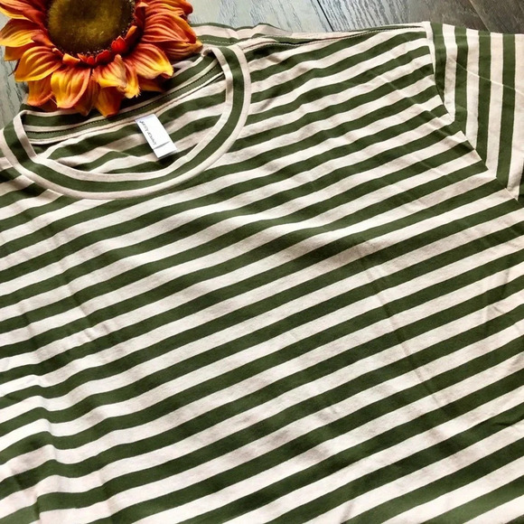 🦋B2G1🦋AMERICAN APPAREL Striped T-Shirt | 3XL | - Picture 3 of 6